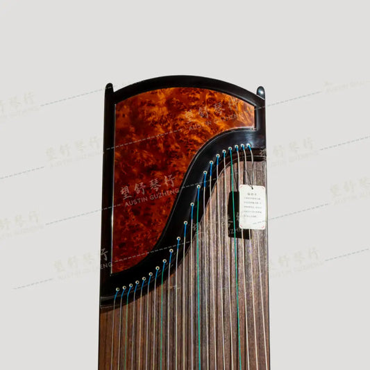 Huali Guzheng 上海华黎古筝 Madagascar Rosewood with Knot Veneer玫瑰紫檀木瘤 Madagascar Rosewood 玫瑰紫檀