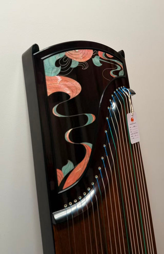 Huali Guzheng 上海华黎古筝 East Indian Rosewood 阔叶黄檀 shell inlay 似幻 “Reverie”