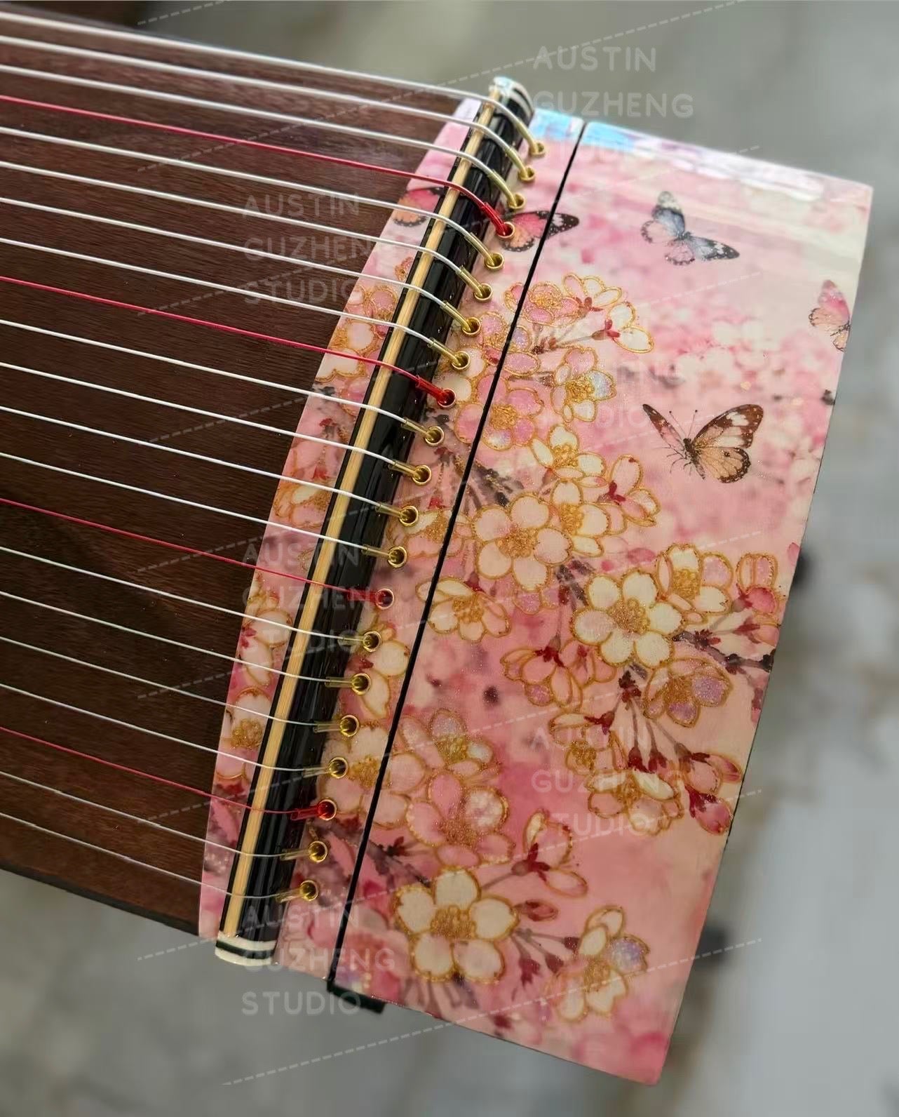 Zhuque Guzheng 8xx series  “Dance of Butterflies with Guzheng” 朱雀8系整挖 蝶舞筝鸣