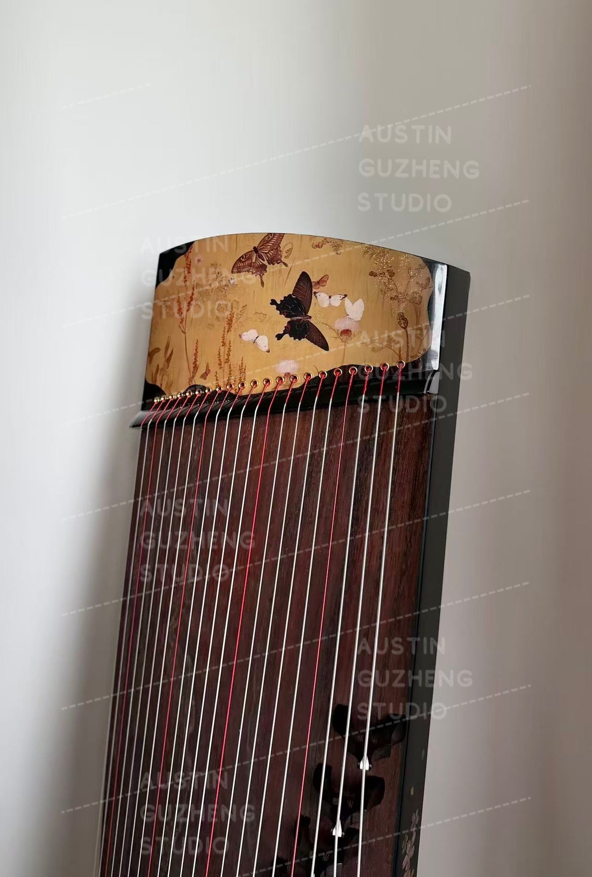 Zhuque Guzheng 朱雀135小繁花蝶影 Travel Sized