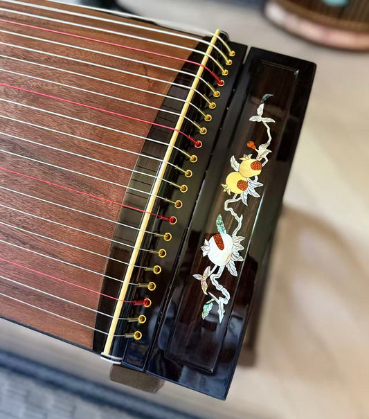 Zhuque Guzheng 613 135cm Pomegranate Travel Sized  西安朱雀古筝 613 小型便携旅行式 榴花如丹