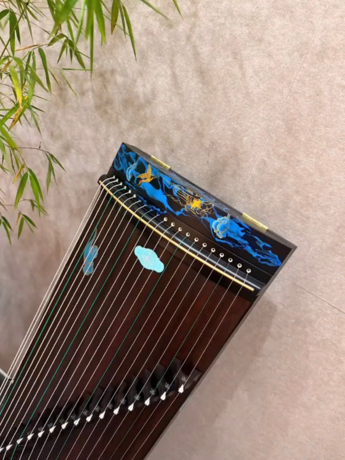 Haitang Guzheng 海棠古筝 110cm Hand Painted 手绘 ｜小琉璃 “Mini Liu Li”