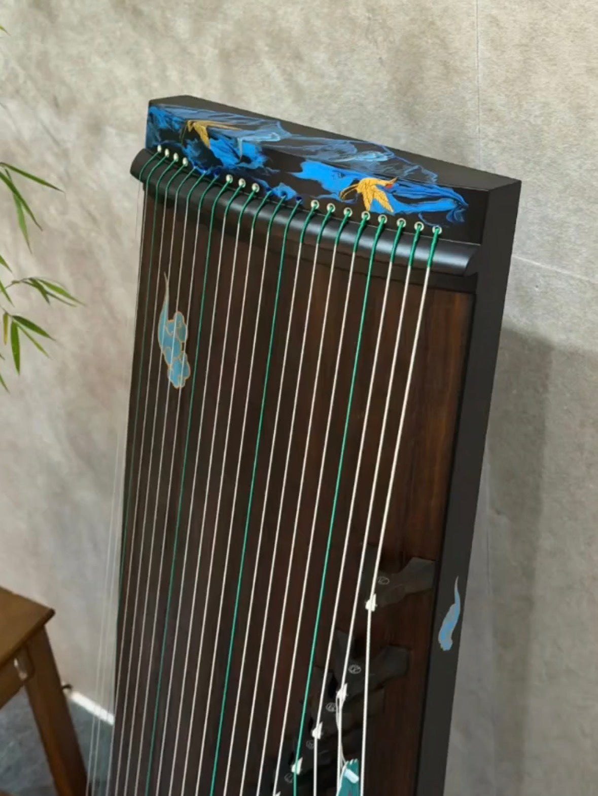 Haitang Guzheng 海棠古筝 110cm Hand Painted 手绘 ｜小琉璃 “Mini Liu Li”