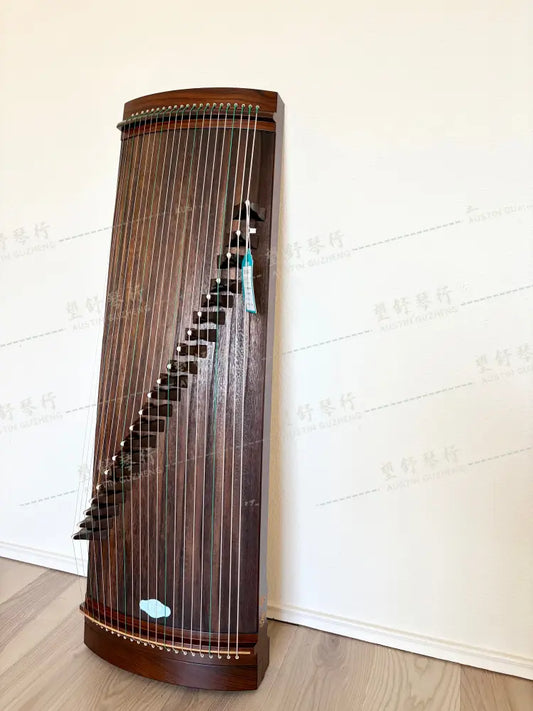 Haitang Guzheng 海棠古筝 100cm 39.4inch Travel Sized “Little Little Tang” 小小棠 East Indian Rosewood 阔叶黄檀