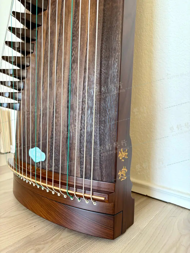 Haitang Guzheng 海棠古筝 100cm 39.4inch Travel Sized “Little Little Tang” 小小棠 East Indian Rosewood 阔叶黄檀