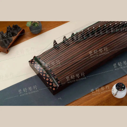 Haitang Guzheng 海棠古筝 110cm 宝相 Bao Xiang East Indian Rosewood 阔叶黄檀