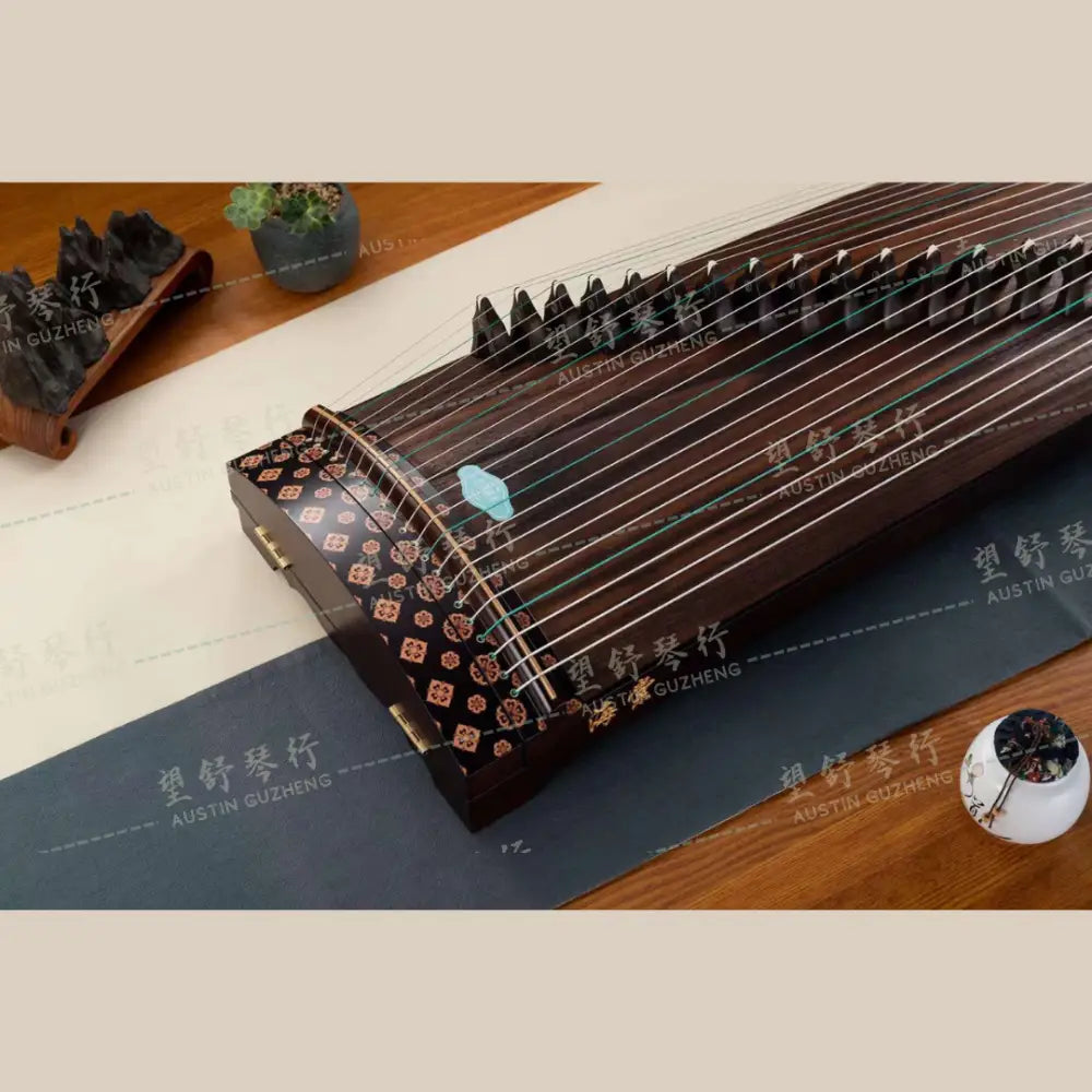 Haitang Guzheng 海棠古筝 110cm 宝相 Bao Xiang East Indian Rosewood 阔叶黄檀