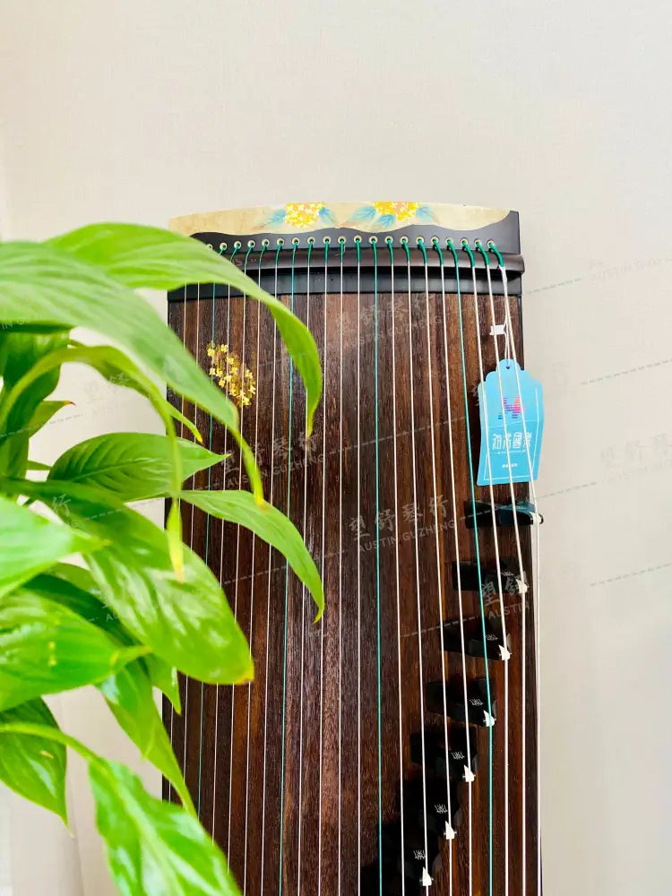 Haitang Guzheng 海棠古筝 110cm Hand Painted with Gold Foil 110厘米纯手绘金箔 ｜锦鲤 Jinli East Indian Rosewood 阔叶黄檀