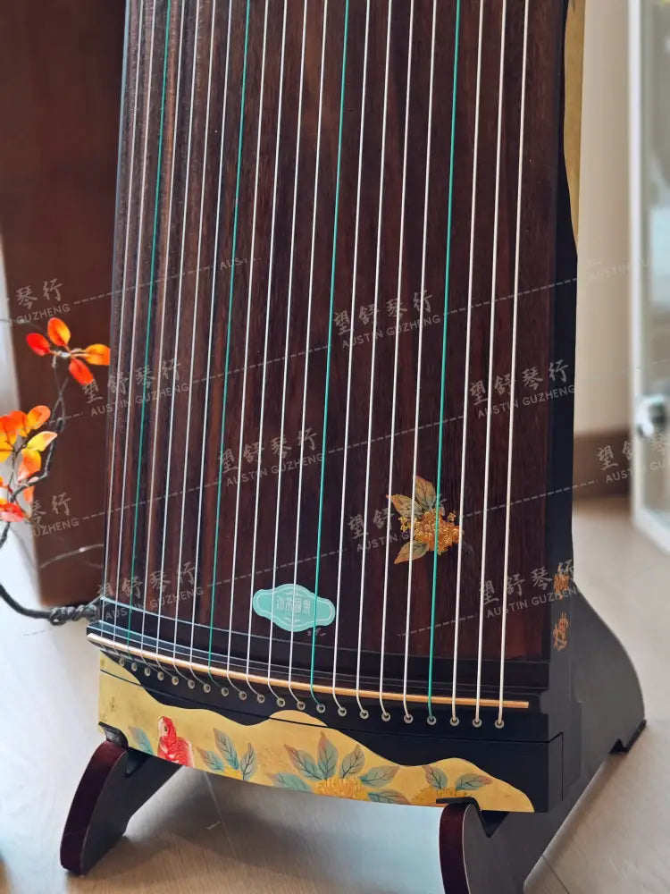 Haitang Guzheng 海棠古筝 110cm Hand Painted with Gold Foil 110厘米纯手绘金箔 ｜锦鲤 Jinli East Indian Rosewood 阔叶黄檀