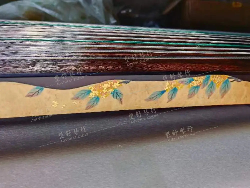 Haitang Guzheng 海棠古筝 110cm Hand Painted with Gold Foil 110厘米纯手绘金箔 ｜锦鲤 Jinli East Indian Rosewood 阔叶黄檀