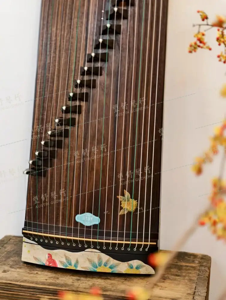 Haitang Guzheng 海棠古筝 110cm Hand Painted with Gold Foil 110厘米纯手绘金箔 ｜锦鲤 Jinli East Indian Rosewood 阔叶黄檀