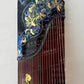 Haitang Guzheng 海棠古筝 single piece carved Hand Painted with mineral paint and gold foil 整挖岩彩金箔手绘-碧海潮生 Rising Tides East