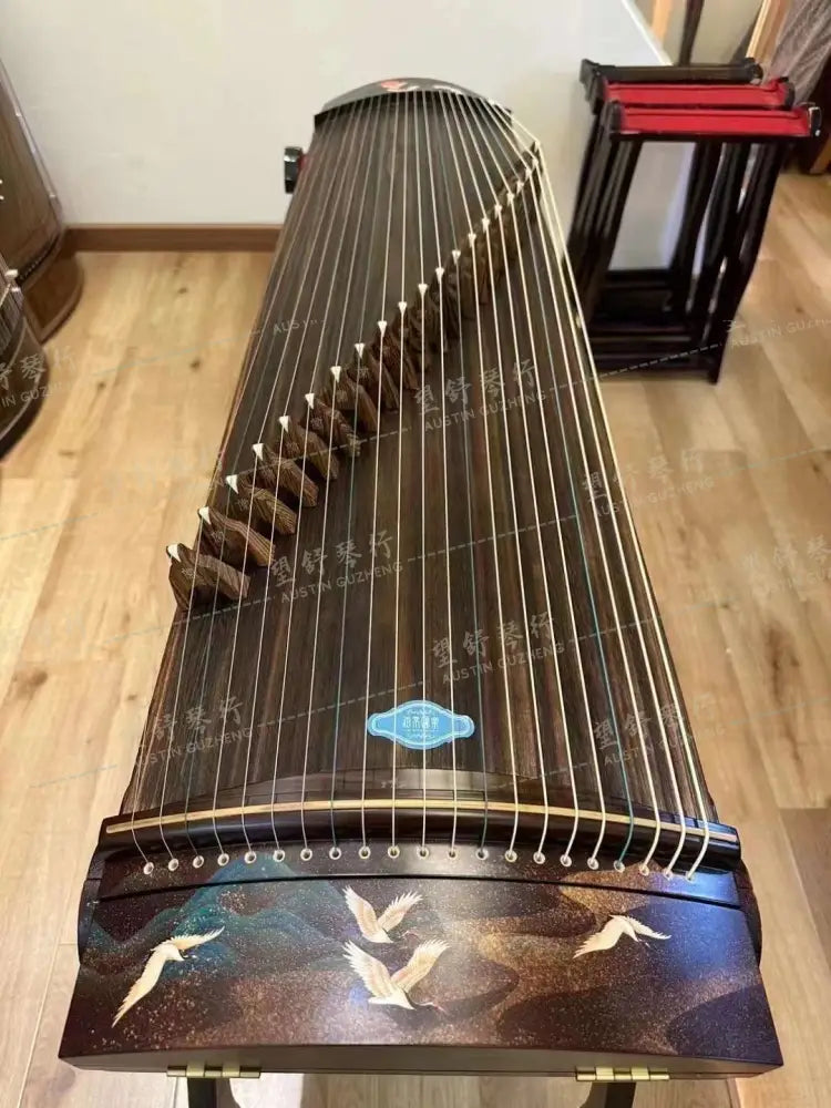 Haitang Guzheng 海棠国乐古筝 135cm Dusk LuoXia 落霞 East Indian Rosewood 阔叶黄檀