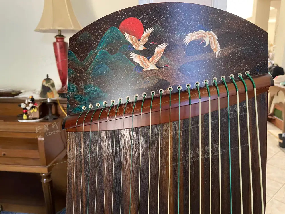 Haitang Guzheng 海棠国乐古筝 135cm Dusk LuoXia 落霞 East Indian Rosewood 阔叶黄檀