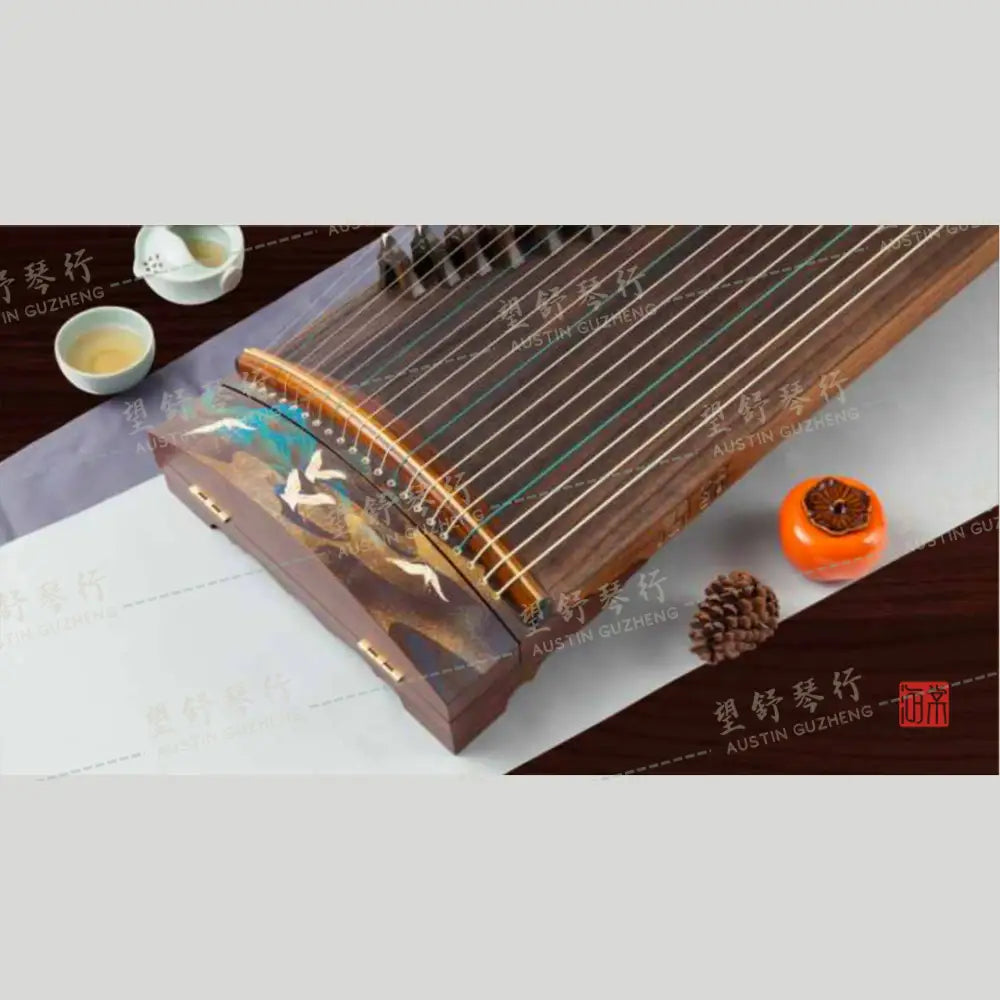 Haitang Guzheng 海棠国乐古筝 135cm Dusk LuoXia 落霞 East Indian Rosewood 阔叶黄檀