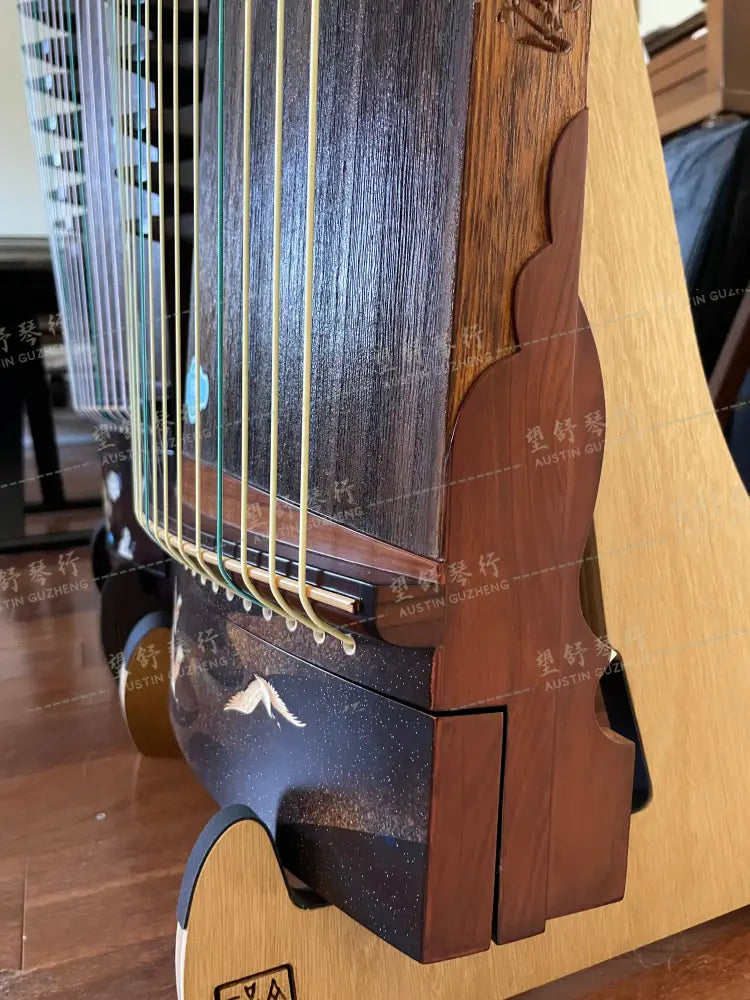 Haitang Guzheng 海棠国乐古筝 135cm Dusk LuoXia 落霞 East Indian Rosewood 阔叶黄檀