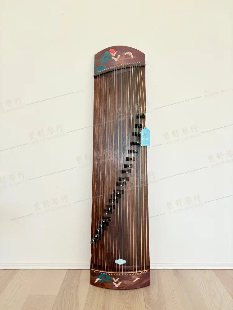 Haitang Guzheng 海棠国乐古筝 135cm Dusk LuoXia 落霞 in stock U.S. 美国现货 East Indian Rosewood 阔叶黄檀
