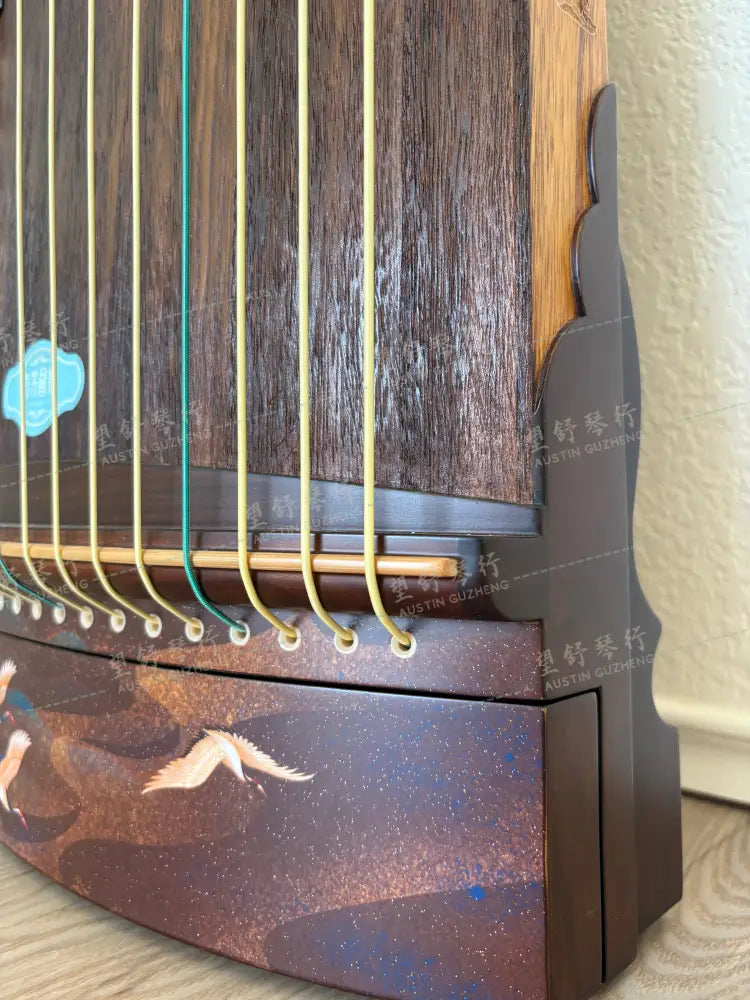Haitang Guzheng 海棠国乐古筝 135cm Dusk LuoXia 落霞 in stock U.S. 美国现货 East Indian Rosewood 阔叶黄檀