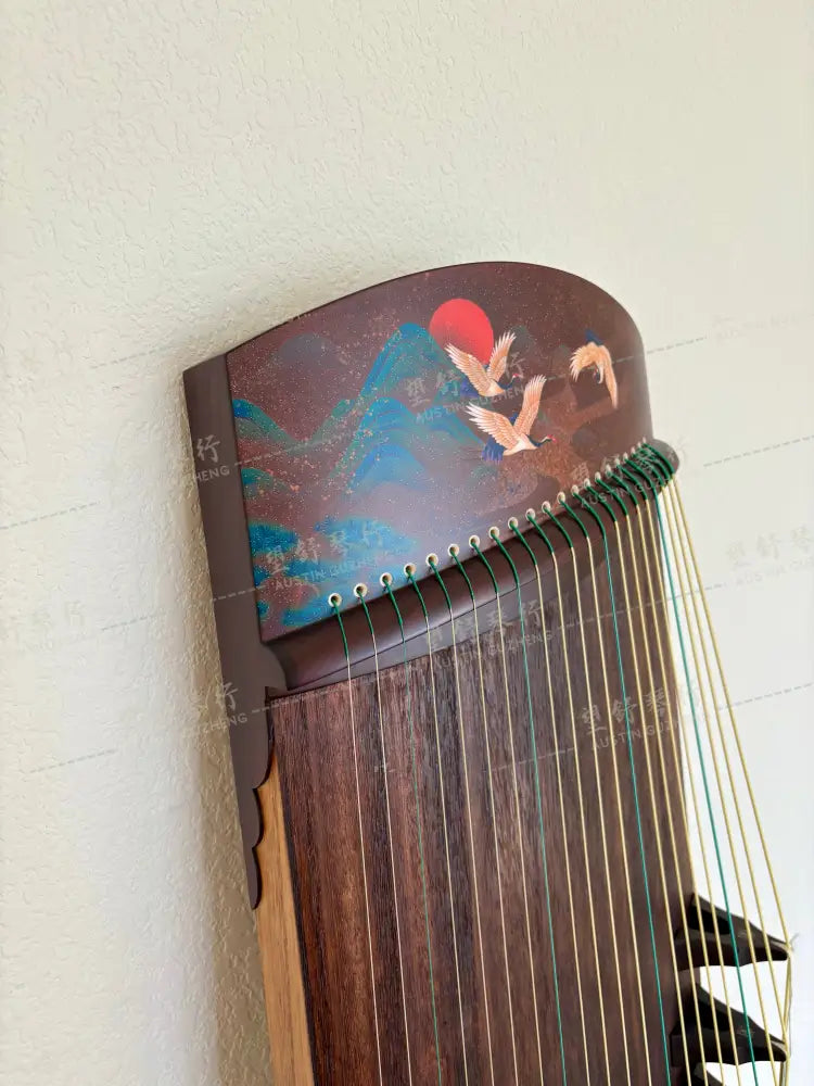 Haitang Guzheng 海棠国乐古筝 135cm Dusk LuoXia 落霞 in stock U.S. 美国现货 East Indian Rosewood 阔叶黄檀