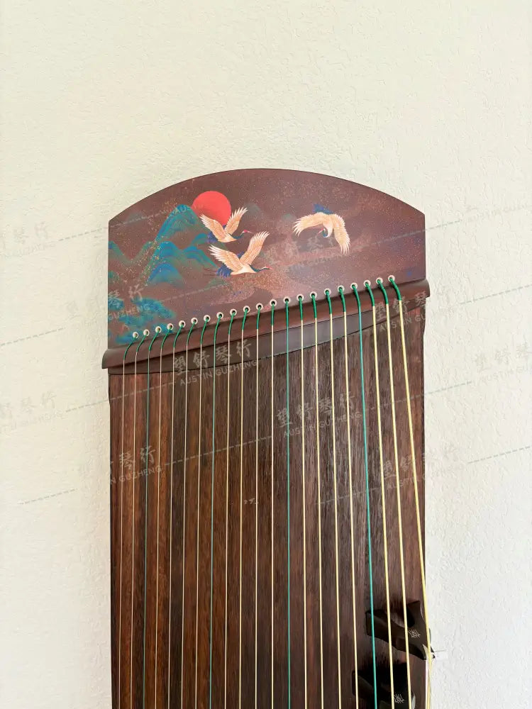Haitang Guzheng 海棠国乐古筝 135cm Dusk LuoXia 落霞 in stock U.S. 美国现货 East Indian Rosewood 阔叶黄檀