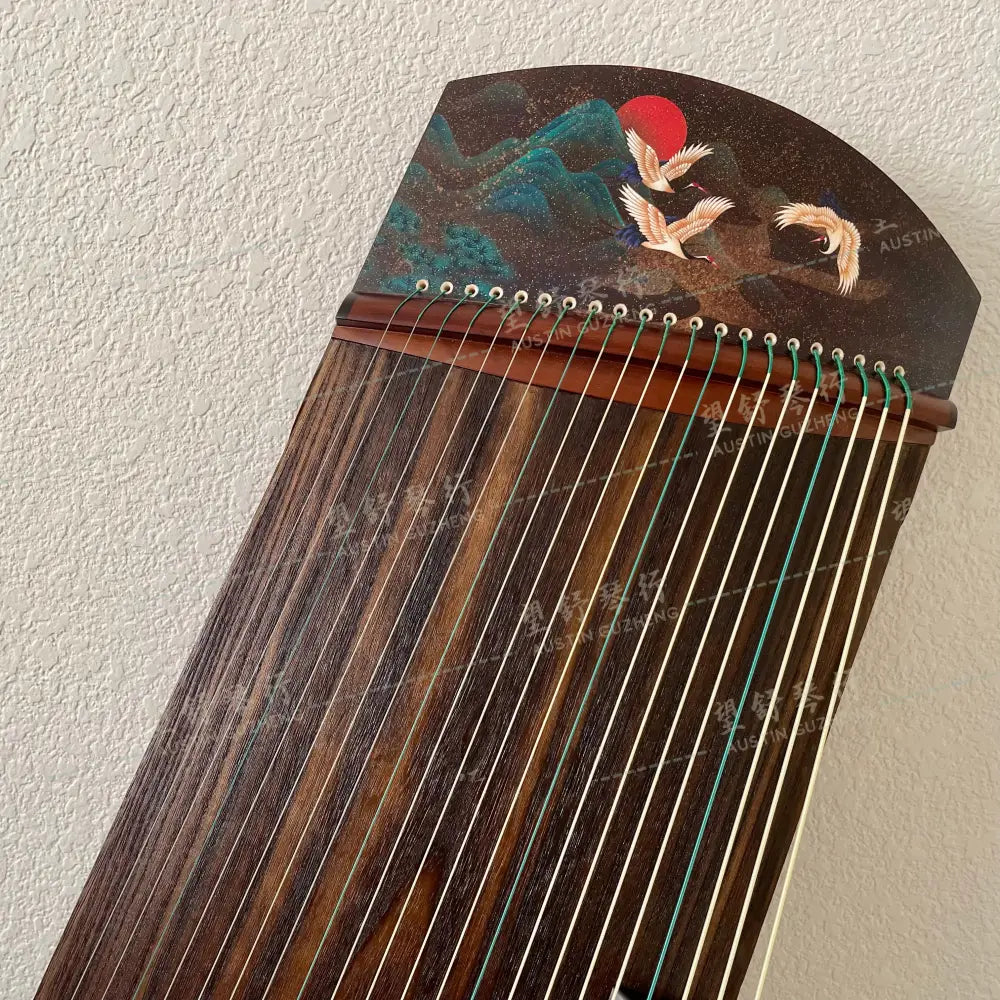 Haitang Guzheng 海棠国乐古筝 135cm Dusk LuoXia 落霞 in stock U.S. 美国现货 East Indian Rosewood 阔叶黄檀