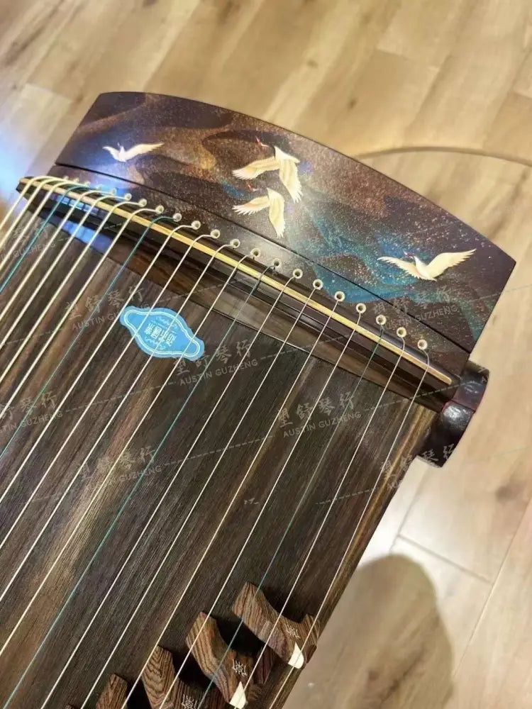 Haitang Guzheng 海棠国乐古筝 135cm Dusk LuoXia 落霞 in stock U.S. 美国现货 East Indian Rosewood 阔叶黄檀