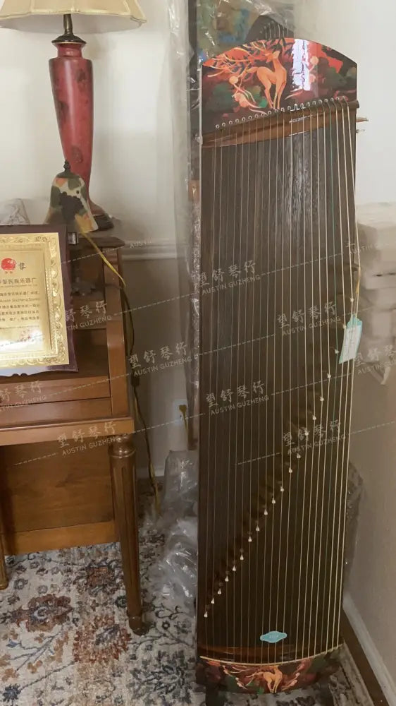 Haitang Guzheng 海棠国乐古筝 135cm Fuzhu 夫诸山海经 East Indian Rosewood 阔叶黄檀