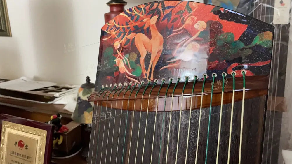 Haitang Guzheng 海棠国乐古筝 135cm Fuzhu 夫诸山海经 East Indian Rosewood 阔叶黄檀