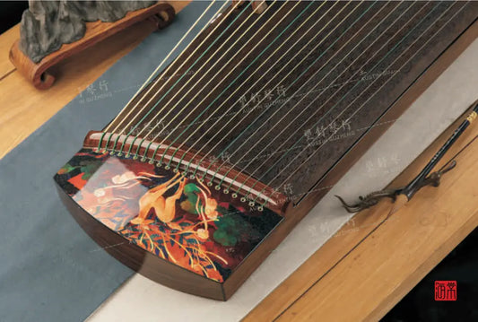 Haitang Guzheng 海棠国乐古筝 135cm Fuzhu 夫诸山海经 East Indian Rosewood 阔叶黄檀