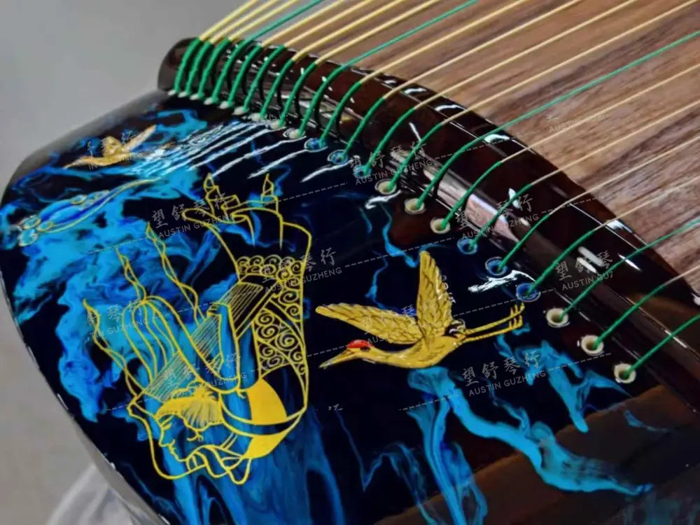 Haitang Guzheng 海棠国乐古筝 135cm Liuli 小琉璃 East Indian Rosewood 阔叶黄檀