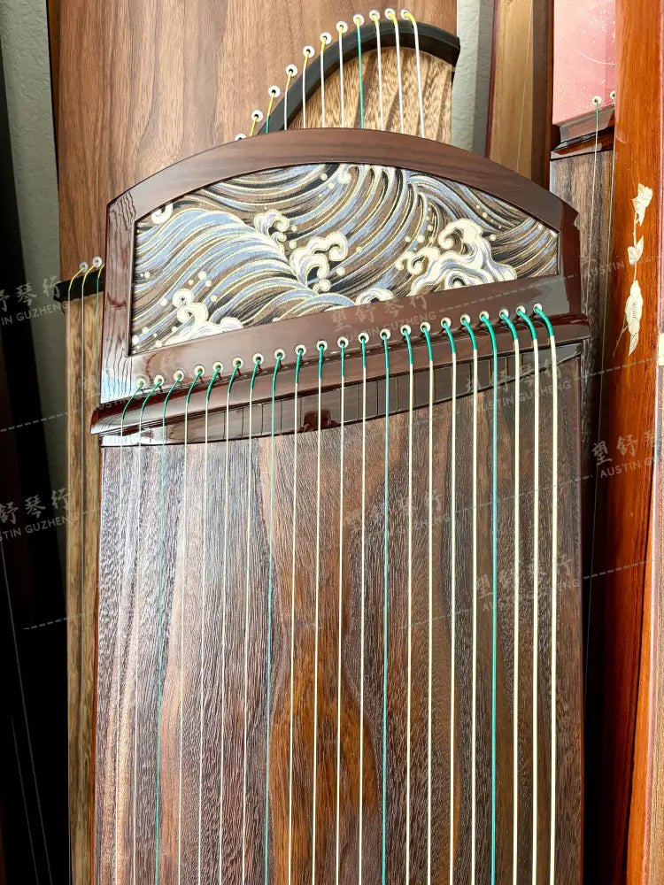 Haitang Guzheng 海棠国乐古筝 135cm Travel Sized Guan Tao Ocean Waves 小观涛 East Indian Rosewood 阔叶黄檀