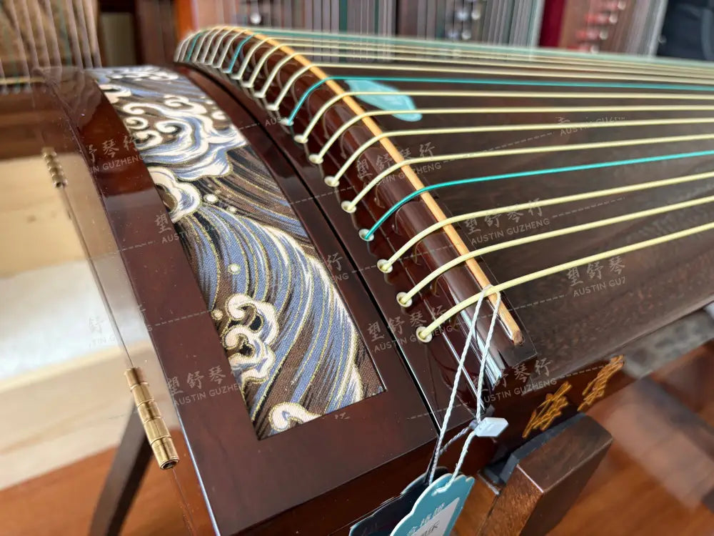 Haitang Guzheng 海棠国乐古筝 135cm Travel Sized Guan Tao Ocean Waves 小观涛 East Indian Rosewood 阔叶黄檀