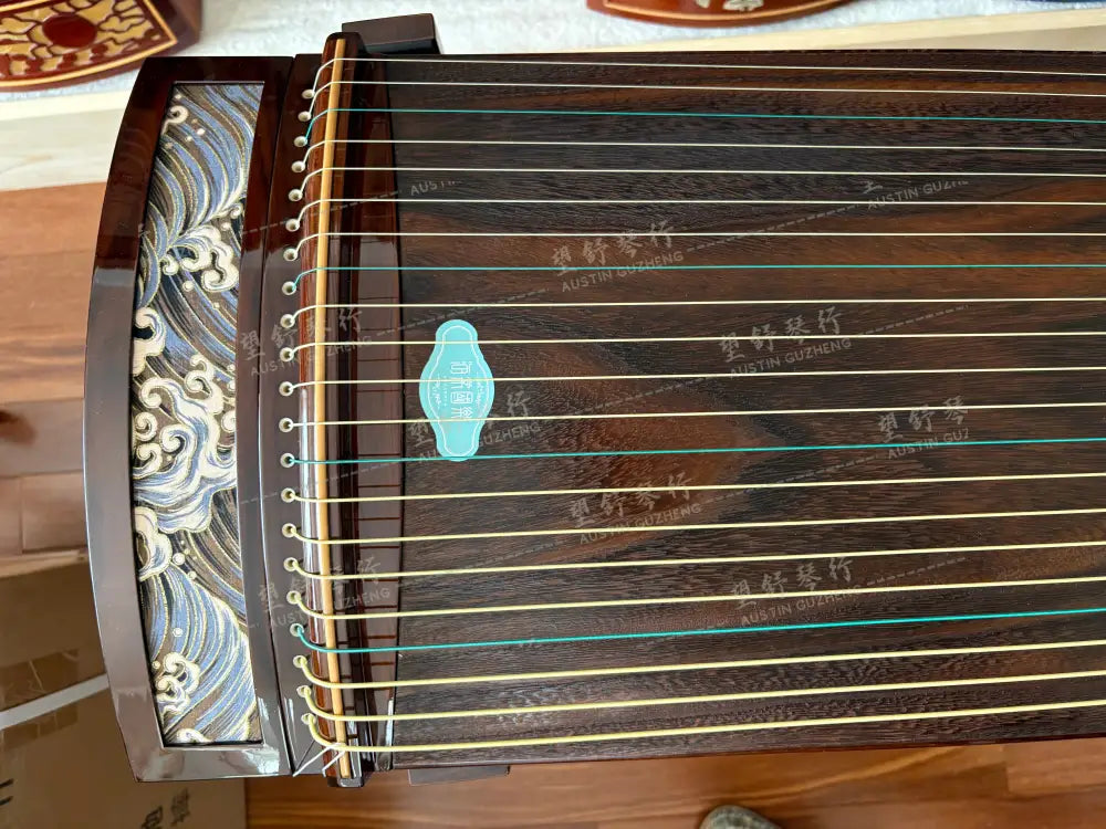 Haitang Guzheng 海棠国乐古筝 135cm Travel Sized Guan Tao Ocean Waves 小观涛 East Indian Rosewood 阔叶黄檀