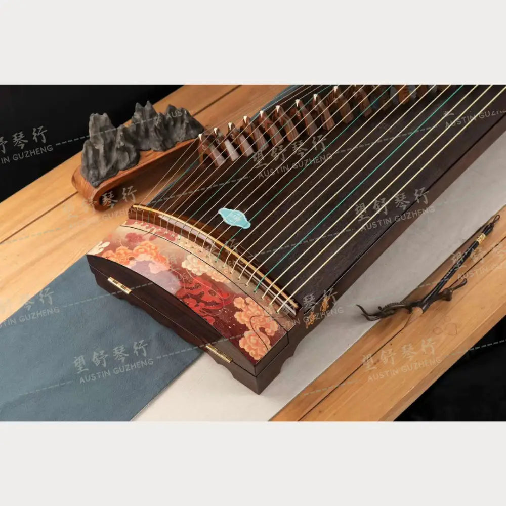 Haitang Guzheng 海棠国乐古筝 135cm Yunshang 云裳 in stock U.S. 美国现货 East Indian Rosewood 阔叶黄檀
