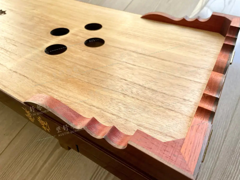 Haitang Guzheng 海棠国乐古筝 carved paulownia with embroidery 刺绣挖筝 YuWanFangLan 毓婉芳兰 East Indian Rosewood 阔叶黄檀
