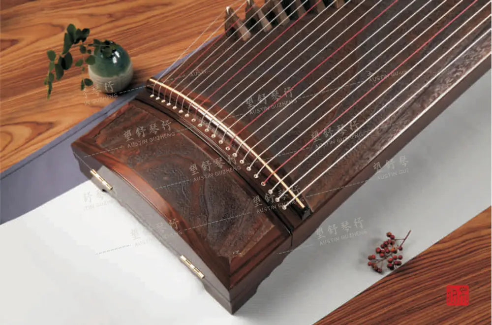Haitang Guzheng 海棠国乐古筝 plain carved paulownia 素面挖筝 Boya 伯牙 East Indian Rosewood 阔叶黄檀