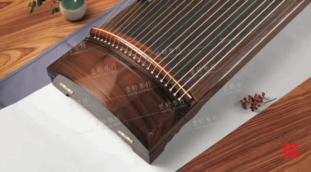 Haitang Guzheng 海棠国乐古筝plain carved paulownia 素面挖筝 Hongpu 泓璞 East Indian Rosewood 阔叶黄檀