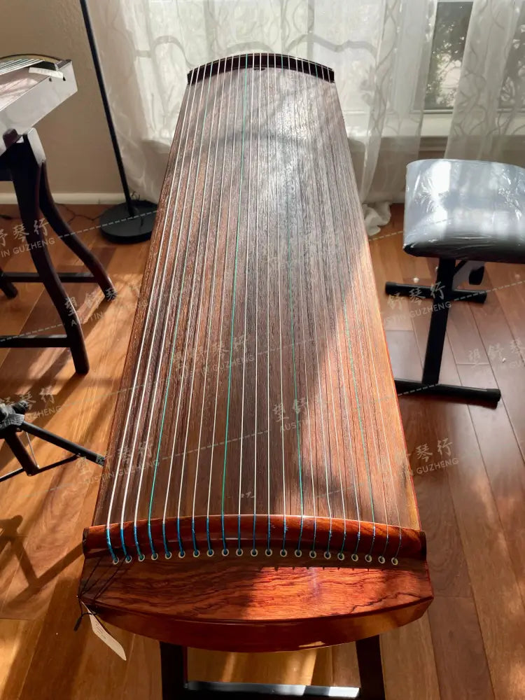 Huali Guzheng 华黎古筝 120cm Bubinga 花梨木120小筝 Bubinga 花梨木