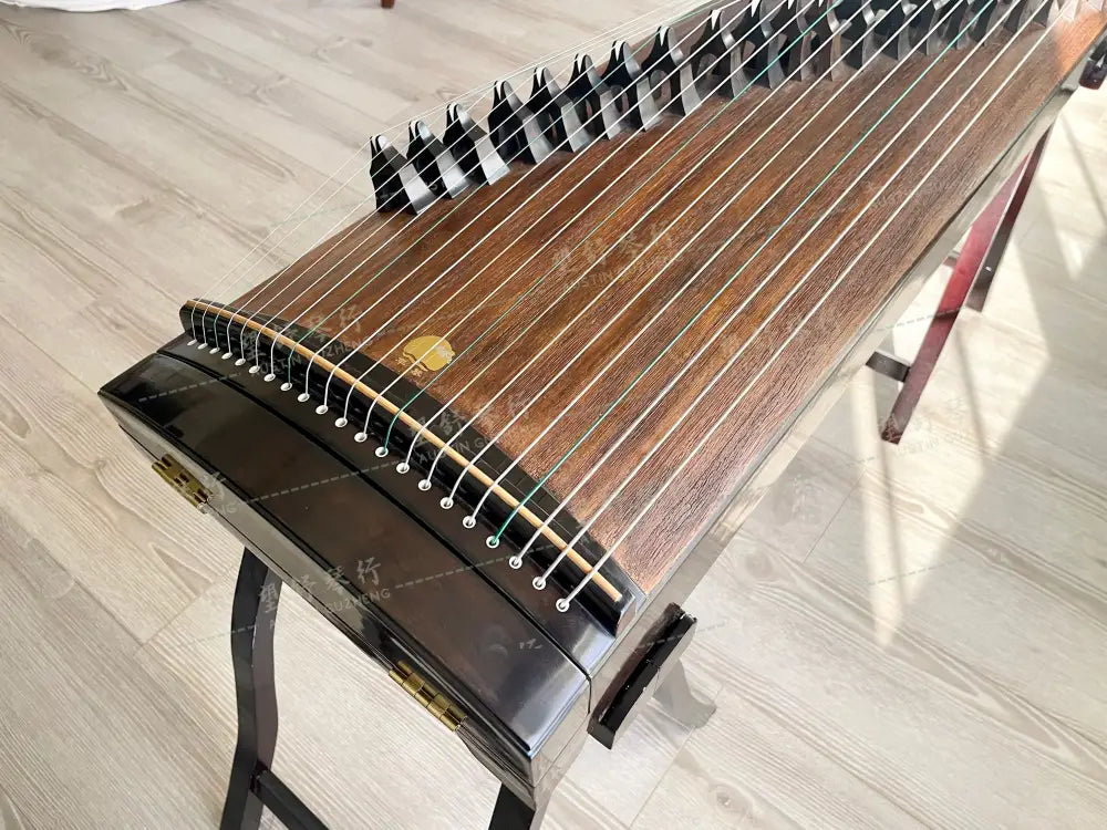 Huali Guzheng 华黎古筝 120cm Ebony Wood 黑檀120小筝 Ebony 黑檀