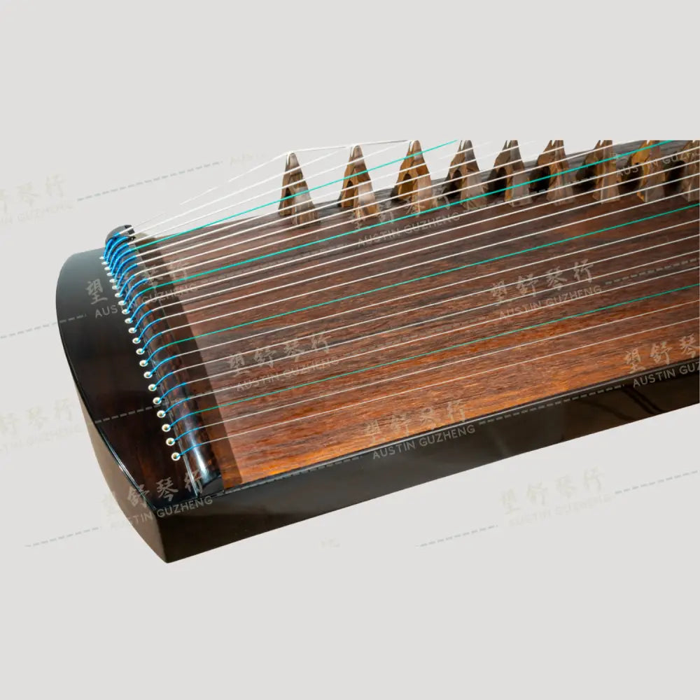 Huali Guzheng 华黎古筝 120cm Ebony Wood 黑檀120小筝 Ebony 黑檀