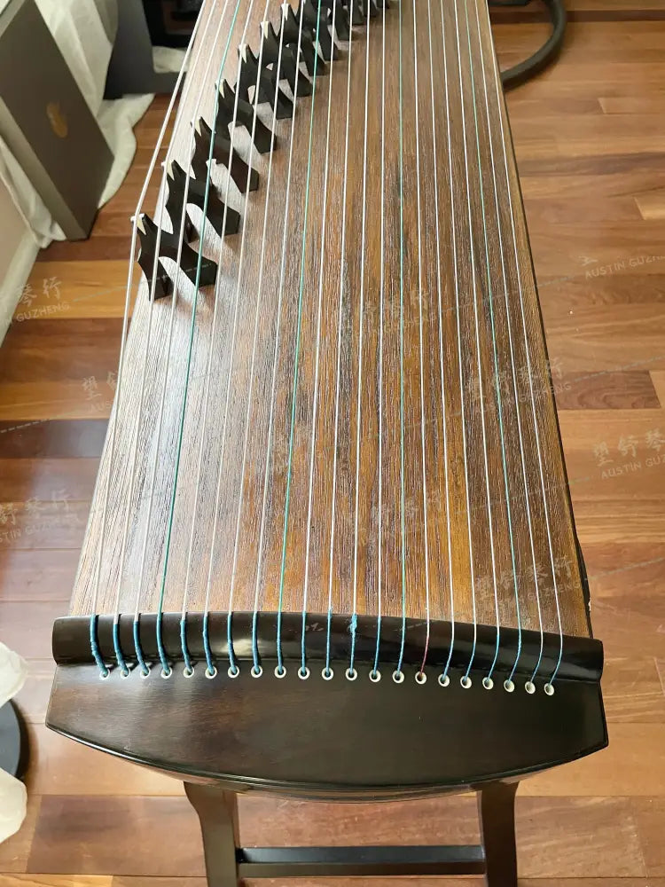 Huali Guzheng 华黎古筝 120cm Ebony Wood 黑檀120小筝 Ebony 黑檀
