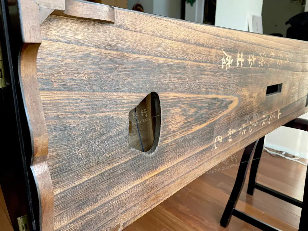 Huali Guzheng 华黎古筝 120cm Ebony Wood 黑檀120小筝 Ebony 黑檀