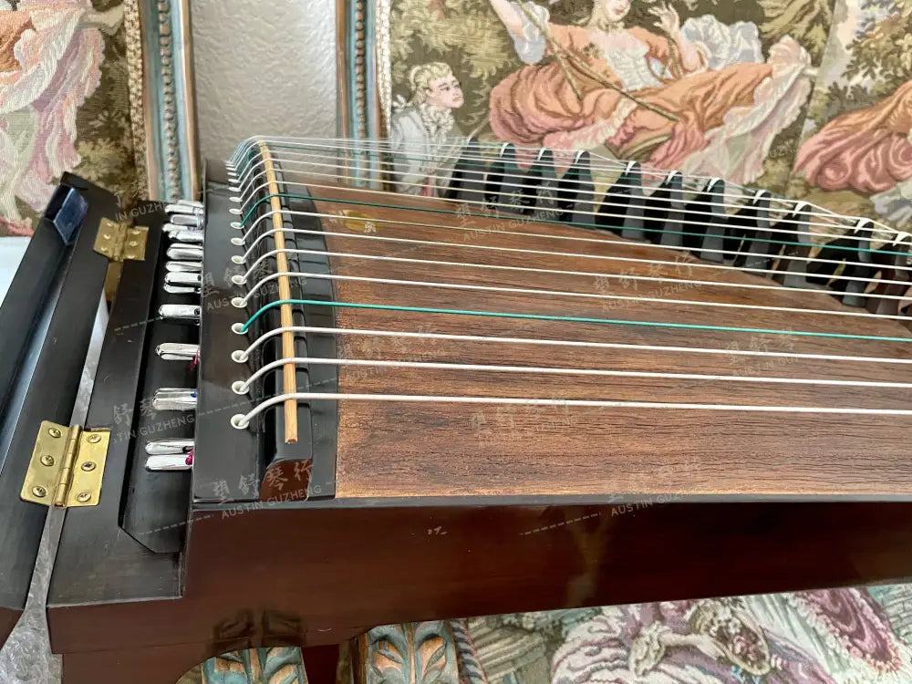 Huali Guzheng 华黎古筝 120cm Ebony Wood 黑檀120小筝 Ebony 黑檀