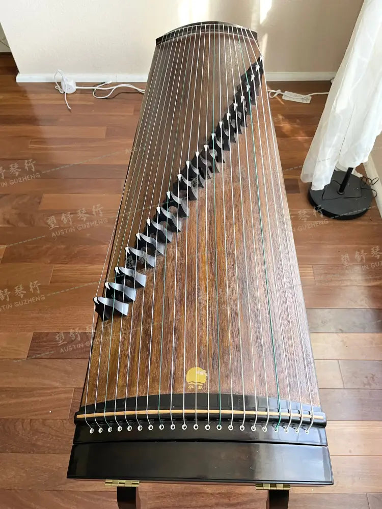 Huali Guzheng 华黎古筝 120cm Ebony Wood 黑檀120小筝 Ebony 黑檀