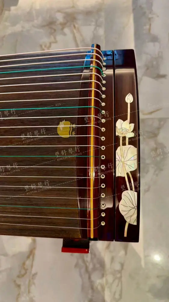 Huali Guzheng 华黎古筝 120cm Zambia Rosewood 赞比亚血檀 120小筝 Zambia Rosewood 血檀