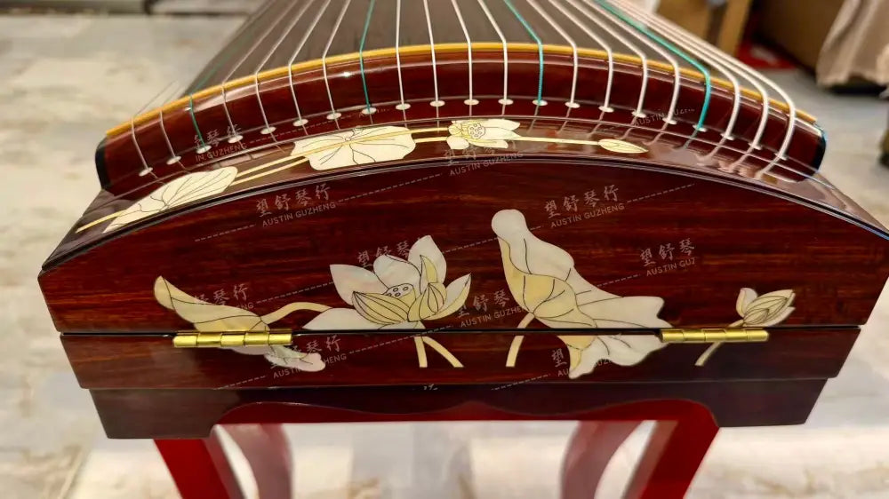 Huali Guzheng 华黎古筝 120cm Zambia Rosewood 赞比亚血檀 120小筝 Zambia Rosewood 血檀
