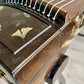 Huali Guzheng 华黎古筝 Ebony Wood 黑檀 with Silver Thread and Shell Inlay Ginkgo Leaves 银丝彩贝枝落银杏 Ebony 黑檀