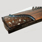 Huali Guzheng 华黎古筝 Ebony Wood 黑檀 with Silver Thread and Shell Inlay Ginkgo Leaves 银丝彩贝枝落银杏 Ebony 黑檀