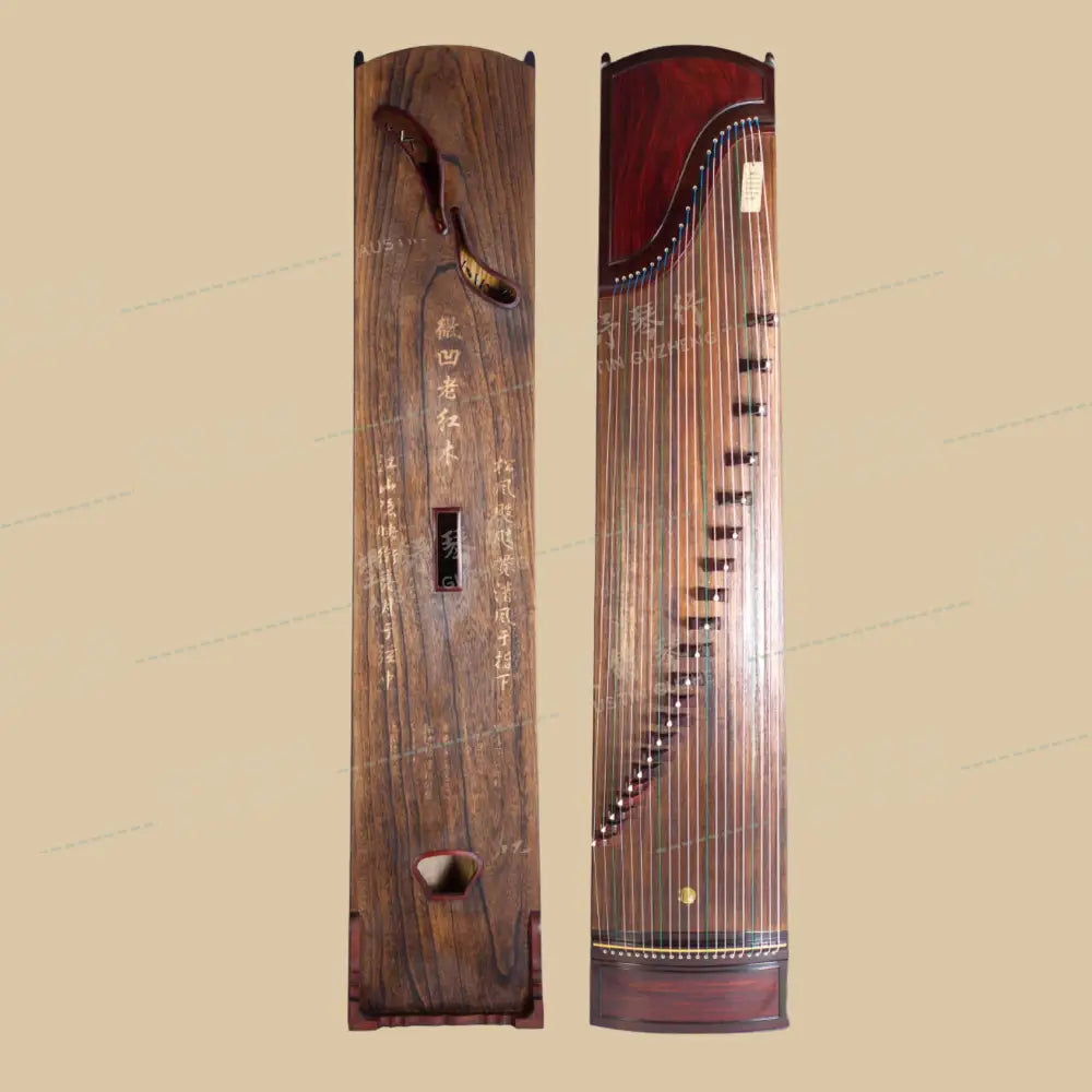 Huali Guzheng 上海华黎古筝 Aged Mexican Rosewood 微凹老红木 Mexican Aged Rosewood 微凹老红木