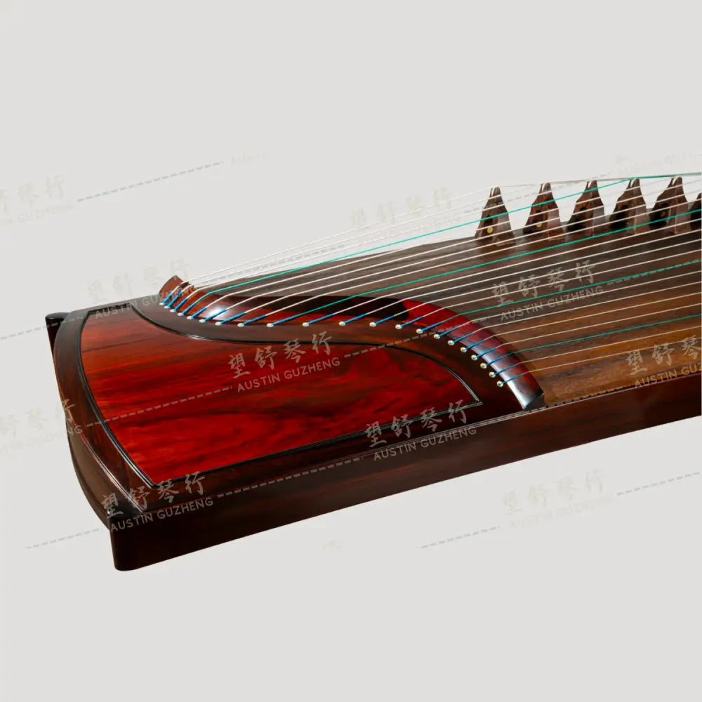 Huali Guzheng 上海华黎古筝 Aged Mexican Rosewood 微凹老红木 Mexican Aged Rosewood 微凹老红木